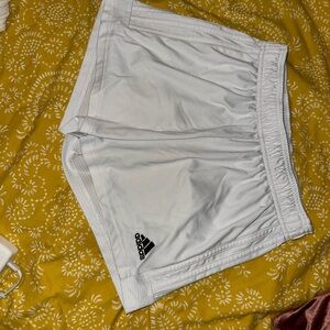 Small Adidas Women's Athletic/Sporty White Shorts